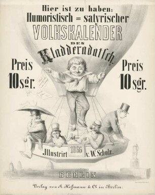 Humoristisch-satirischer Volkskalender des Kladderadatsch 1866