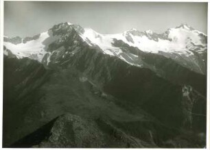Alpen, Tirol, Ostalpen, Zillertaler Alpen, Blick vom Speikboden? auf den Zillertaler Hauptkamm von Süden