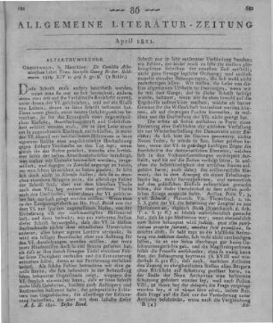 Schömann, G. F.: De Comitiis Atheniensium. Libri tres. Greifswald: Mauritius 1819