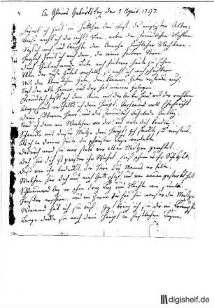 4: Brief von Ernestine geb. Boie Voß an Johann Wilhelm Ludwig Gleim