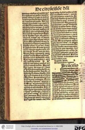 [C]ircumcisionis dominice diem quatuor celebrem faciunt et solennem, primum est octava nativitatis domini...