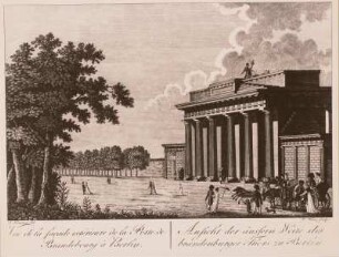 Berlin, Brandenburger Tor, Feldseite