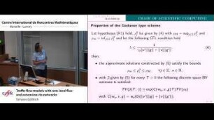 Traffic flow models with non-local flux and extensions to networks