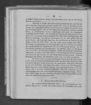 5. Naturbeschreibung.