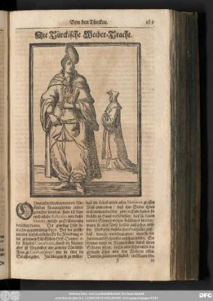 Die Türckische Weiber-Tracht.