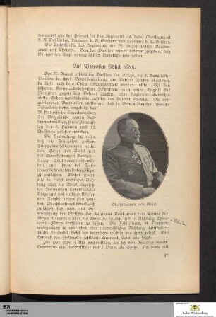 Auf Vorposten südlich Metz