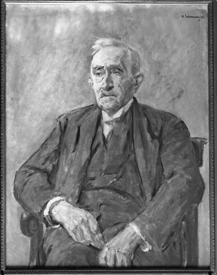 Bildnis Präsident Warburg, Physiker