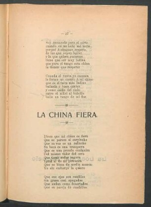 La china fiera