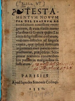 Testamentum Novum