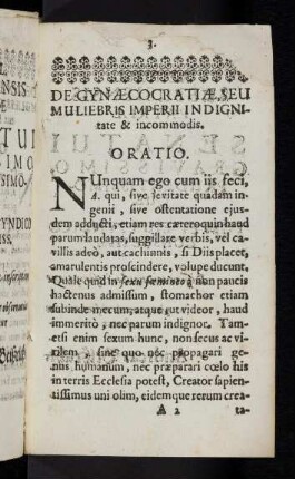 3-22, Oratio