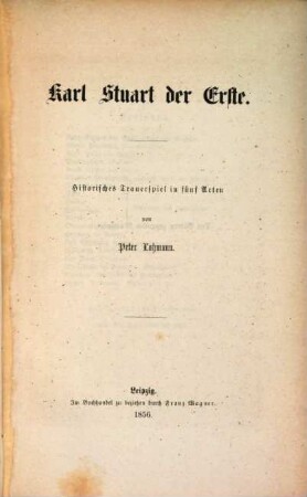Dramatische Schriften, 6