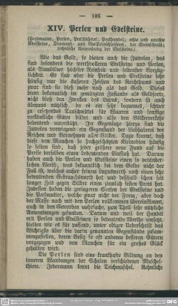 XIV. Perlen und Edelsteine