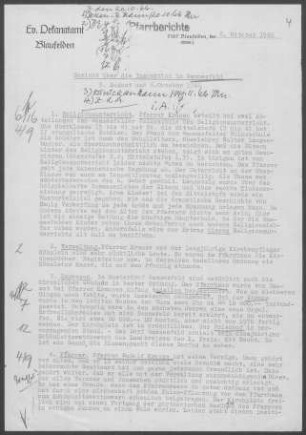 Gammesfeld: Inspektionsbericht 1966