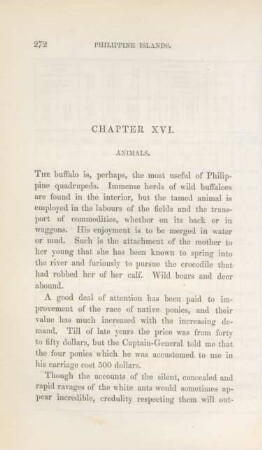 Chapter XVI. Animals