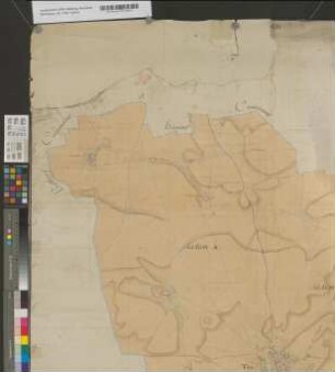 [Plan de la commune de Titz. Dép. de la Roer. Arr. comm. de Cologne. Canton de Juliers. Mit Angabe der Bodenbeschaffenheit]. [Levé en exécution de l'arrêté du gouvernement du 12 brumaire an 11]