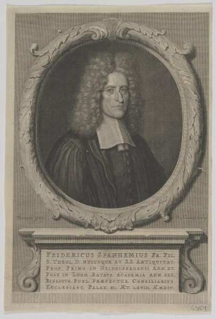 Bildnis des Fridericus Spanhemius
