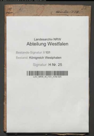 Anlegung des Spezialetats zur summarischen Darstellung des gesamten Aktivvermögens des adligen Damenstifts in Levern