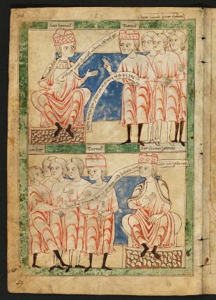 Miniatur: Turnus erklärt sich zum Zweikampf bereit