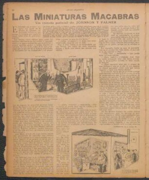 Las miniaturas macabras : Un cuento policial de Johnson y Palmer