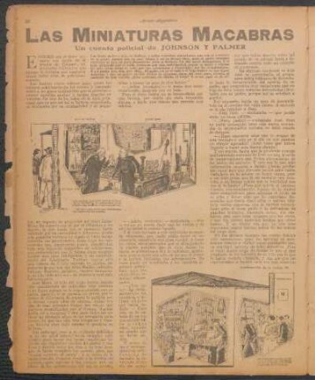 Las miniaturas macabras : Un cuento policial de Johnson y Palmer