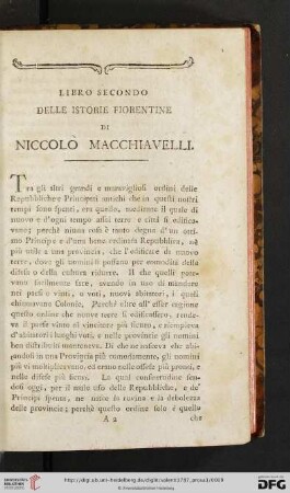 Libro secondo