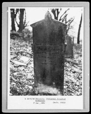 Grabstein von Jacob Levi, gestorben 1891