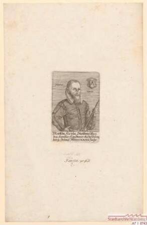 Mattheus Flexla (= Flechslein), Stadtmeister, des Zimmerhandwerks