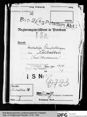 Kleinsiedlungen in Neutrebbin, Kr. Oberbarnim