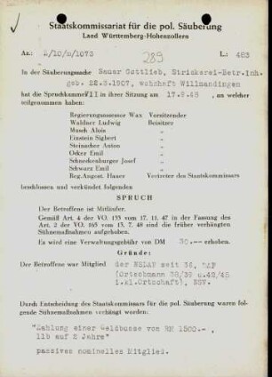 Sauer, Gottlieb