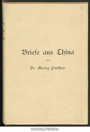 Briefe aus China