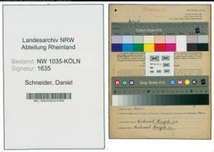 Entnazifizierung Daniel Schneider , geb. 13.06.1909 (Schmied)