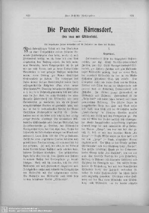 Die Parochie Härtensdorf