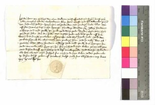 Reinhart von Sickingen: Schuld; Siegel: Reinhart von Sickingen.