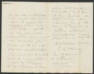 Brief an B. Schott's Söhne : 19.03.1893
