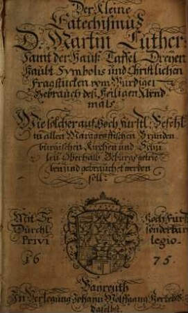 Der kleine Catechismus