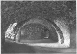 Stolpen. Burg. Unterirdische Wirtschaftsräume