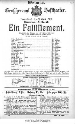 Ein Fallissement
