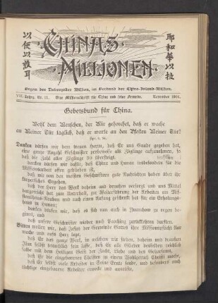 Nr. 11. November 1906