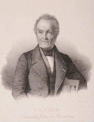 Bildnis von Johan Ludwig Gebhard Lund (1777-1867)