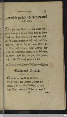 Salomons Gericht