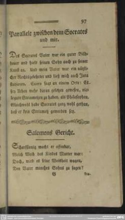 Salomons Gericht