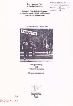 Informations-Blatt: Platzgestaltung und Verkehrsberuhigung Lausitzer Platz