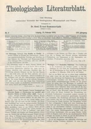 50-51 [Rezension] Watzinger, Carl, Denkmäler Palästinas
