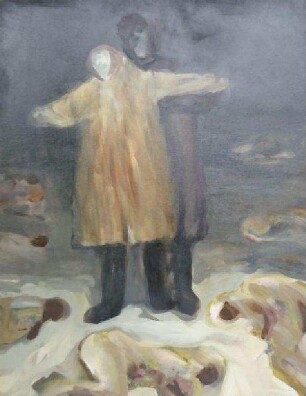 Triptychon: Und alles Mitleid, Frau (Bild Mitte)