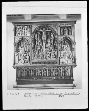 Mittelschrein eines ehemaligen Flügelaltars