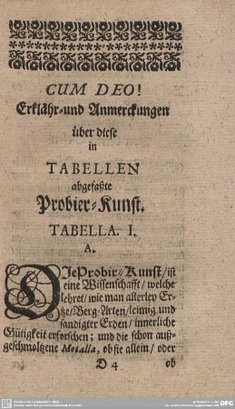 TABELLA I.