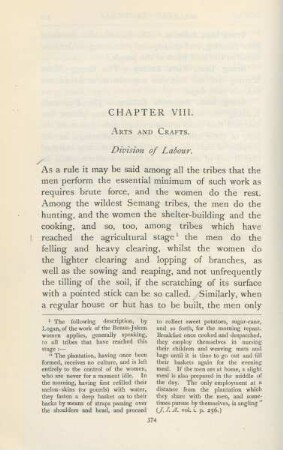 Chapter VIII. Arts and crafts