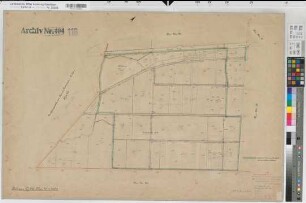 Dülmen, Stadt und Kspl., Haus Dülmen (Dülmen), Umlegung Dülmen, Urkarte 2 Dülmen Flur 70