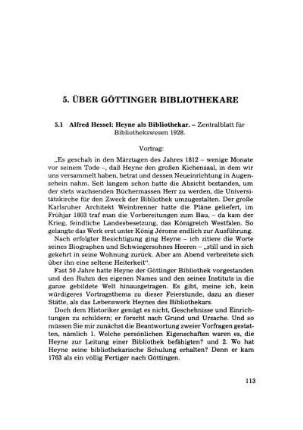 5. ÜBER GÖTTINGER BIBLIOTHEKARE.