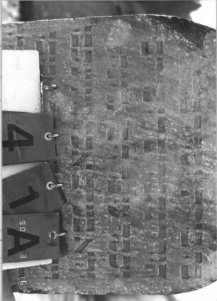 Grabstein 41 (Index: 100009535) Zustand: unten leicht verwittert Maße HxBxT: 97x53x10 cm: Grabstein 41A
